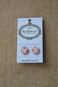 Stud Earrings Ombre Hearts